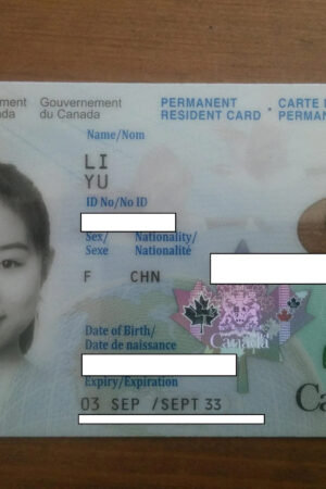 Buy Canadian Permanent Residence Card Online