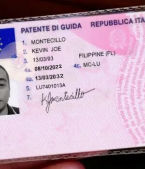 Italian Driver’s License